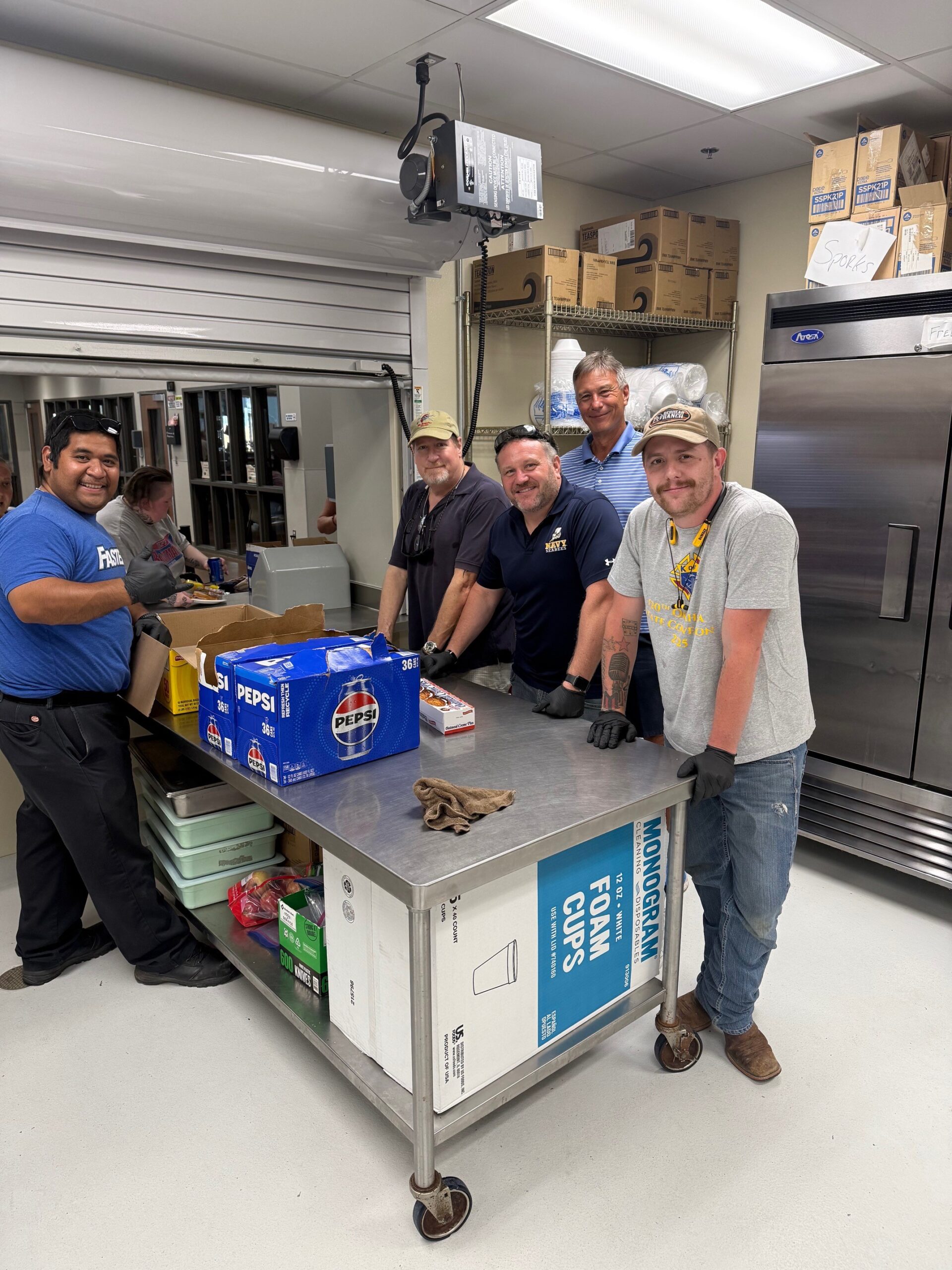 Knights of Columbus Council 10388 Serves over 85 meals at Tulsa Day Center