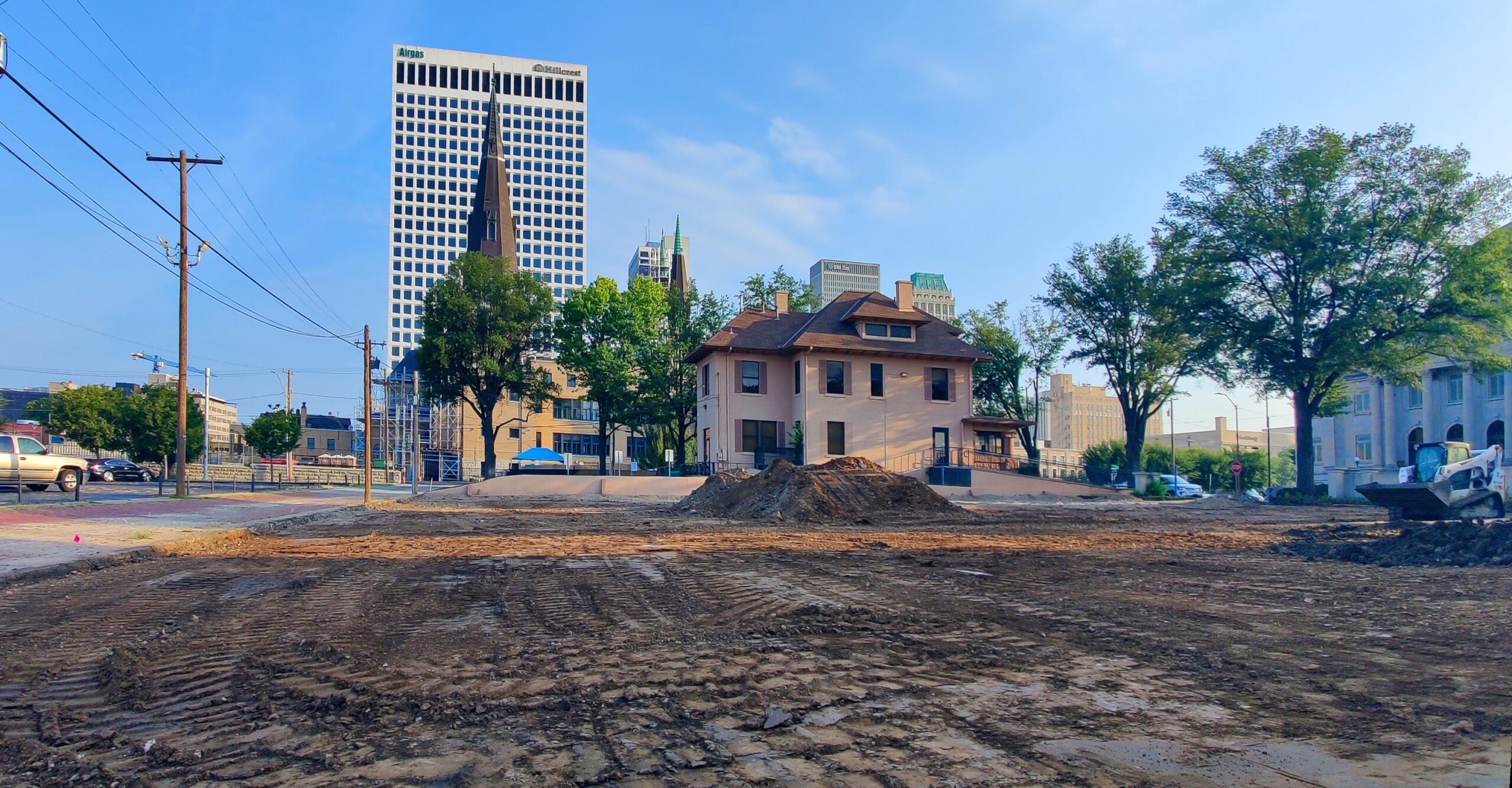 Construction Update: Creating 20,000 sq. ft. of Green Space in Downtown Tulsa