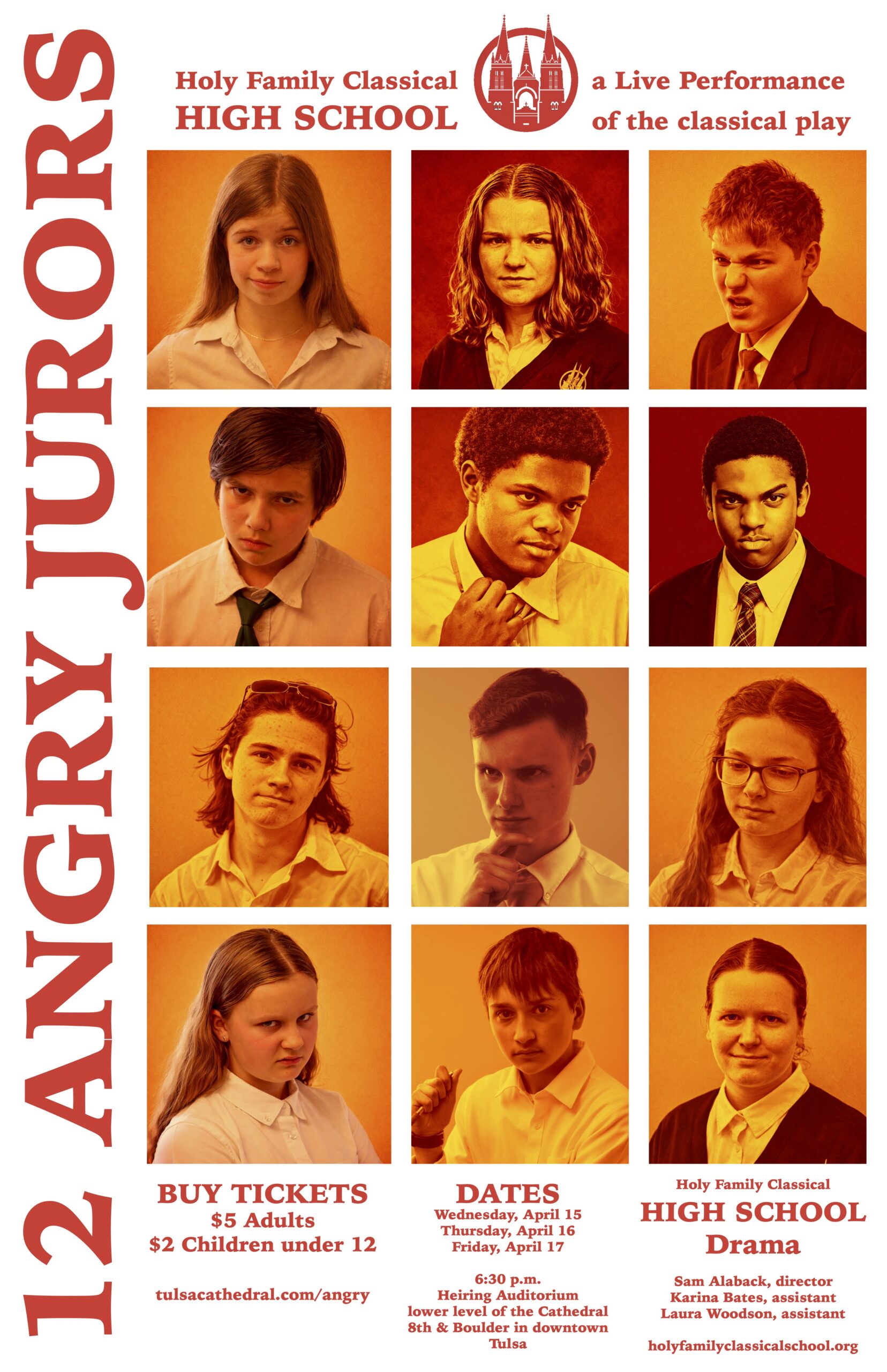 HFCS presents “12 Angry Jurors” on April 15, 16, & 17