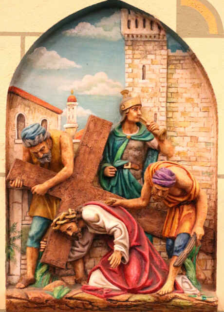 The Third Station: Jesus Falls the First Time