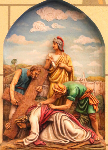 The Seventh Station: Jesus Falls the Second Time
